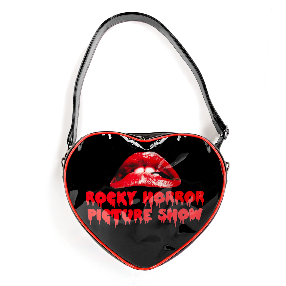 Rocky Horror Picture Show Logo Heart Shaped Shoulder Bag