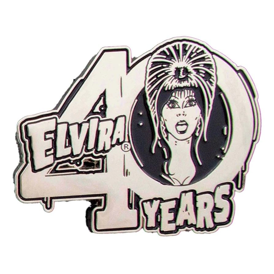 Elvira 40 Years Logo Badge