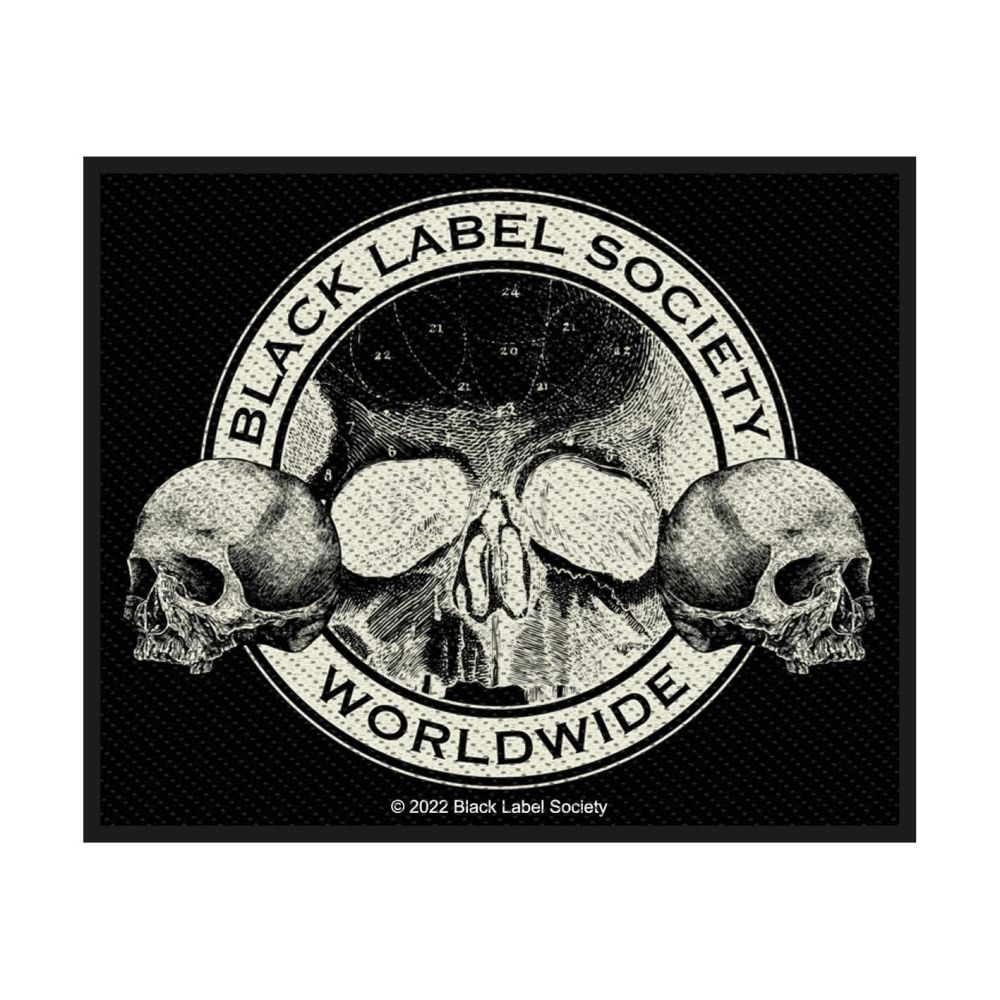 Black Label Society Skulls Patch