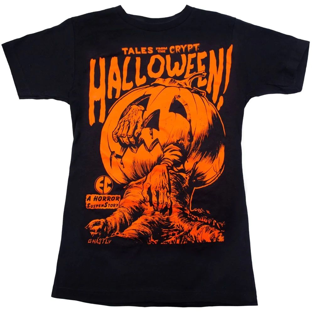 Tales From The Crypt Orange Pumpkin Tshirt
