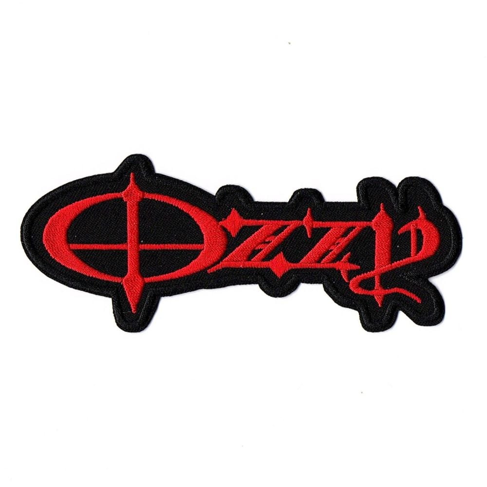 Ozzy Osbourne Logo Red Patch