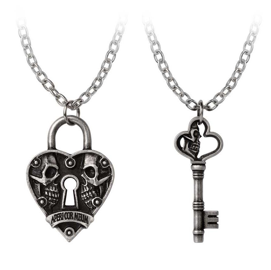 Alchemy Key To Eternity Pair Of Necklaces
