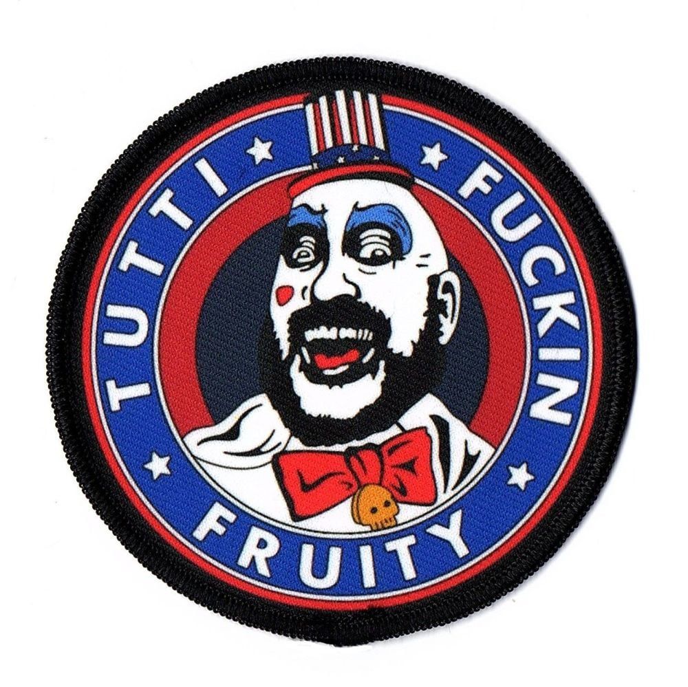 House Of 1000 Corpses Captain Spaulding Tutti Fuckin Fruity XL Patch