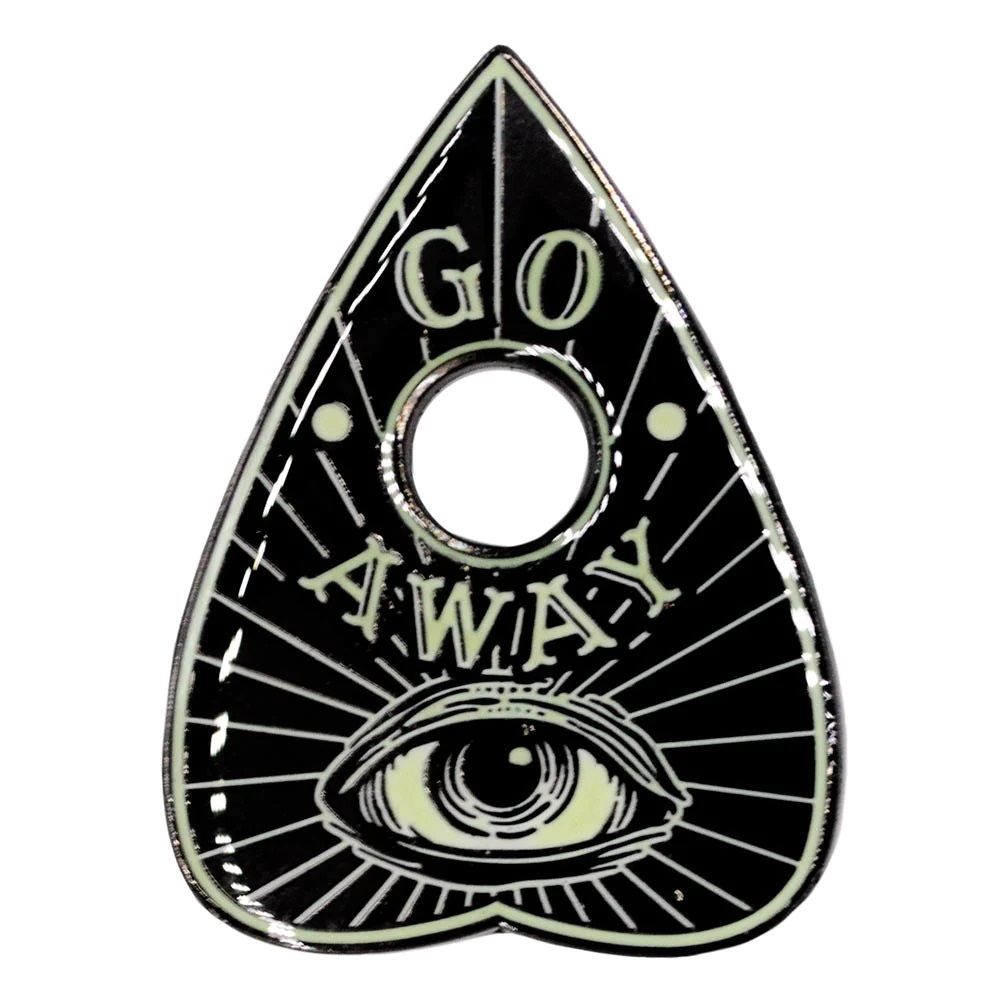 Kreepsville 666 Go Away Planchette Badge