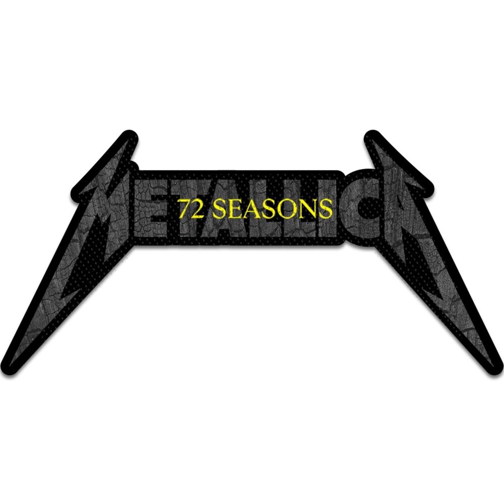 Metallica 72 Seasons Charred Logo Patch