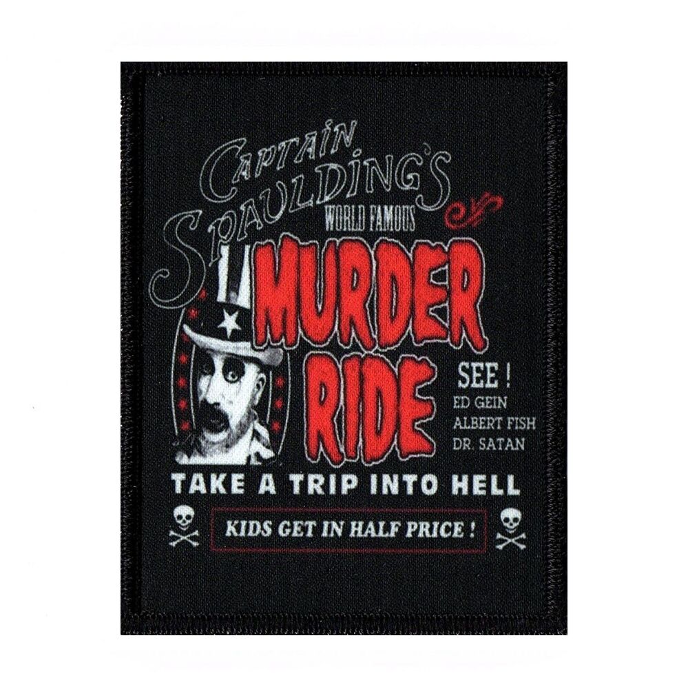 House Of 1000 Corpses Captain Spauldings Murder Ride Patch