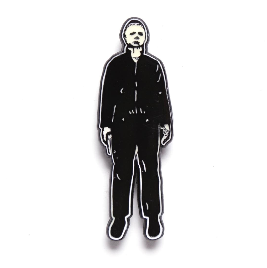 Halloween Michael Myers Standing Badge
