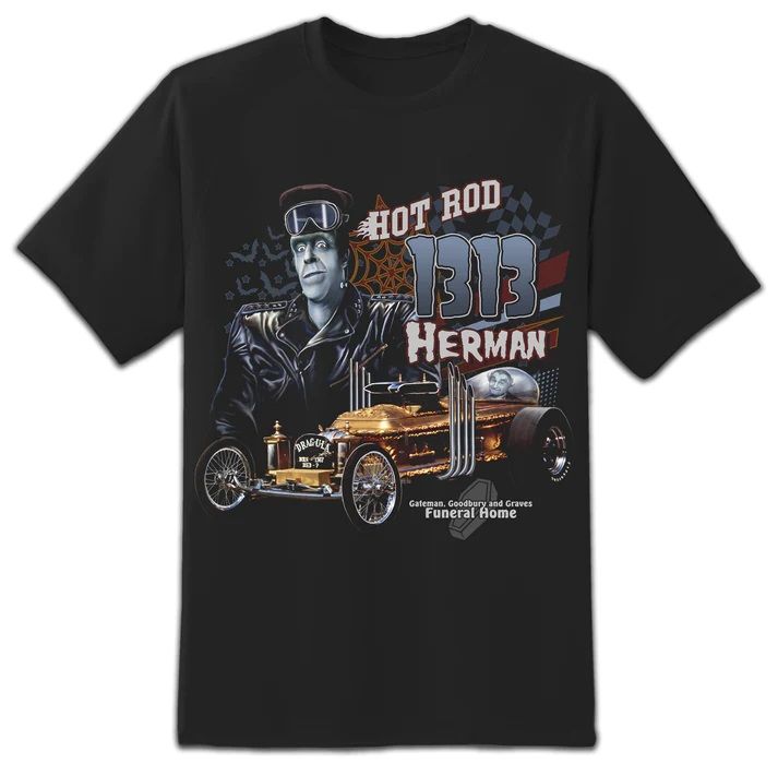 Munsters Hot Rod Herman Tshirt