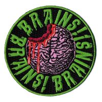 Kreepsville 666 Brains Brains Brains Patch