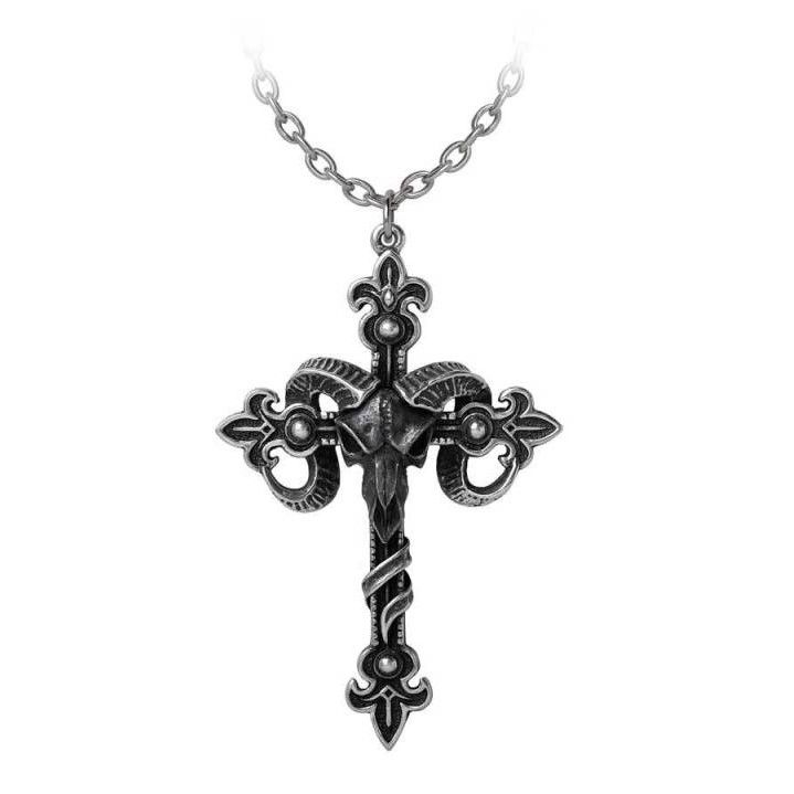 Alchemy Cross Of Baphomet Necklace