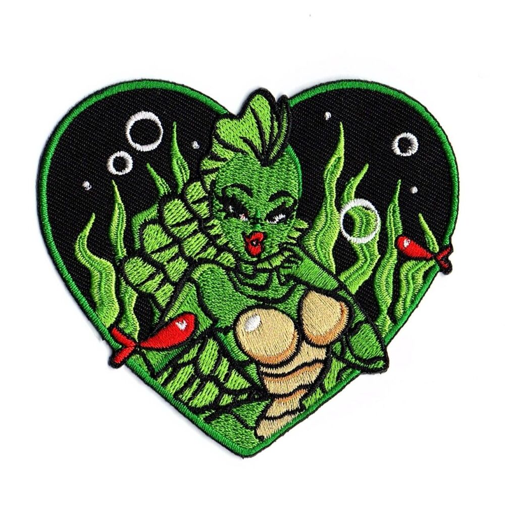Kreepsville 666 Creature Girl Heart Patch