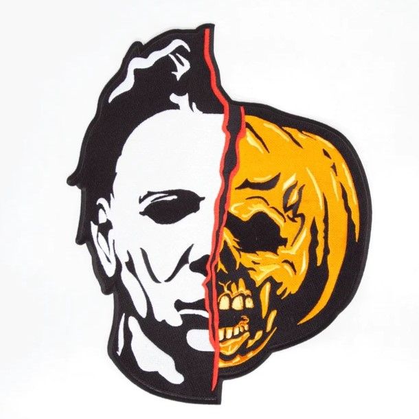Halloween Michael Myers Half Face XL Patch