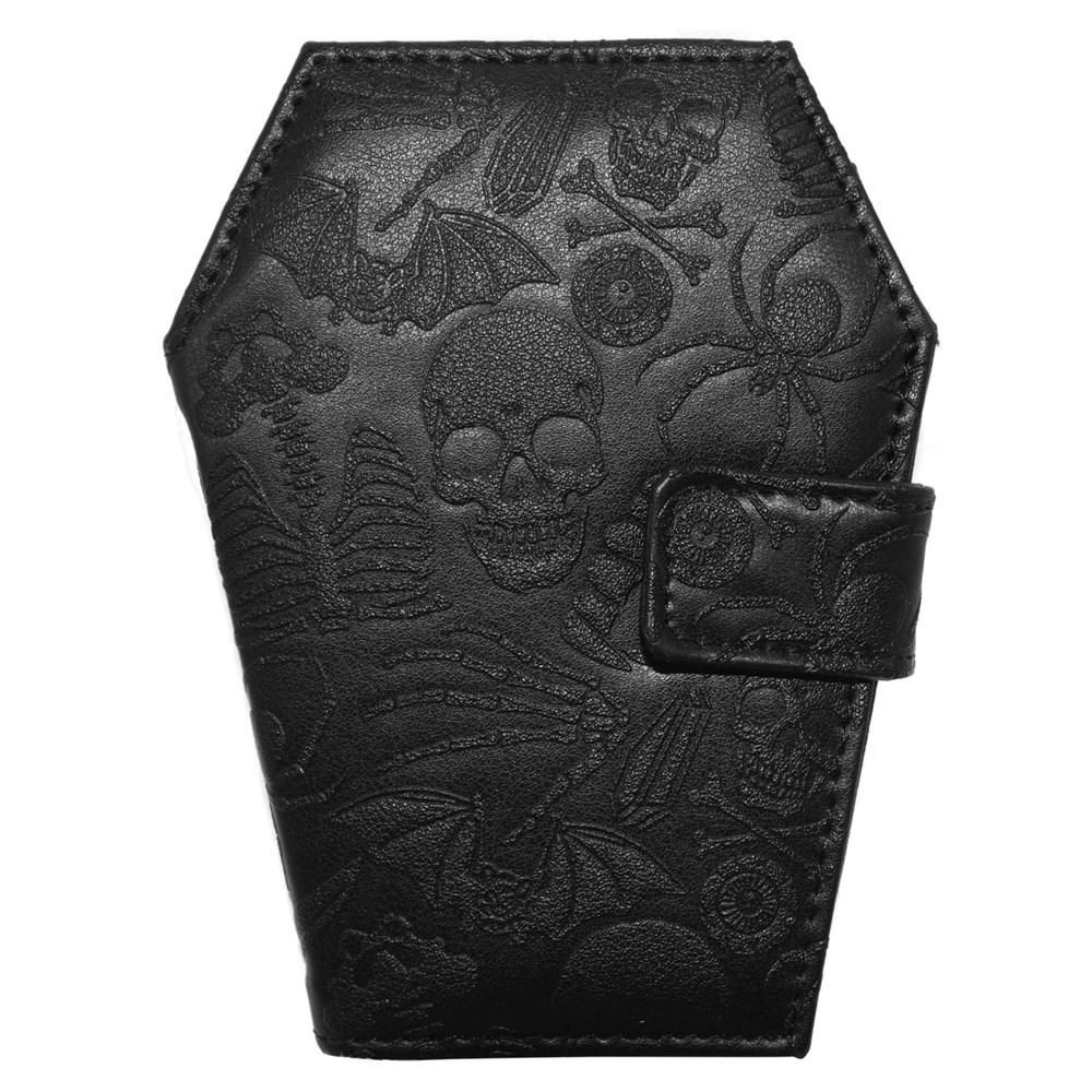 Kreepsville 666 Embossed Skull Coffin Wallet