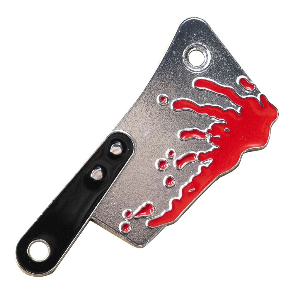 Cleaver Blood Splatter Badge