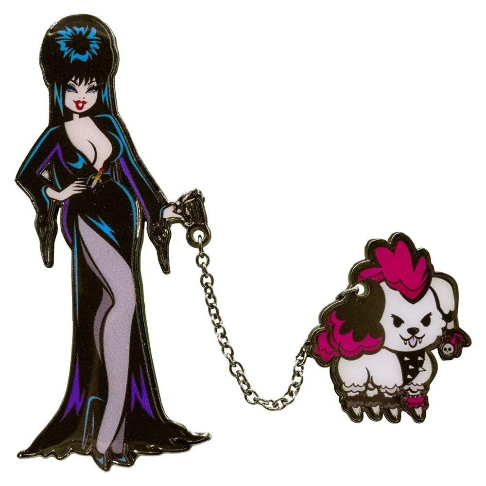 Elvira Walking Gonk Badge Set