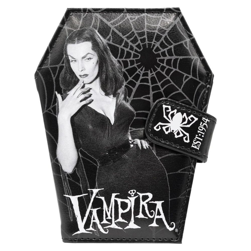 Kreepsville 666 Vampira Cobweb Coffin Wallet