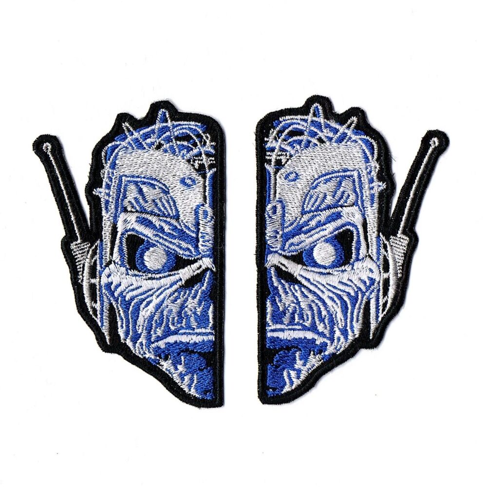 Iron Maiden Wasted Years Patch Pair