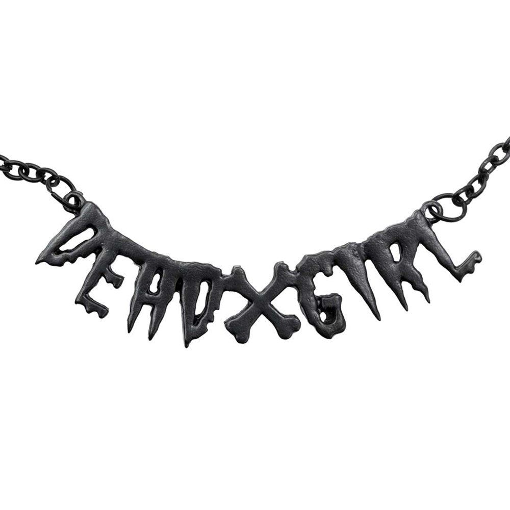 Kreepsville 666 Dead Girl Text Necklace