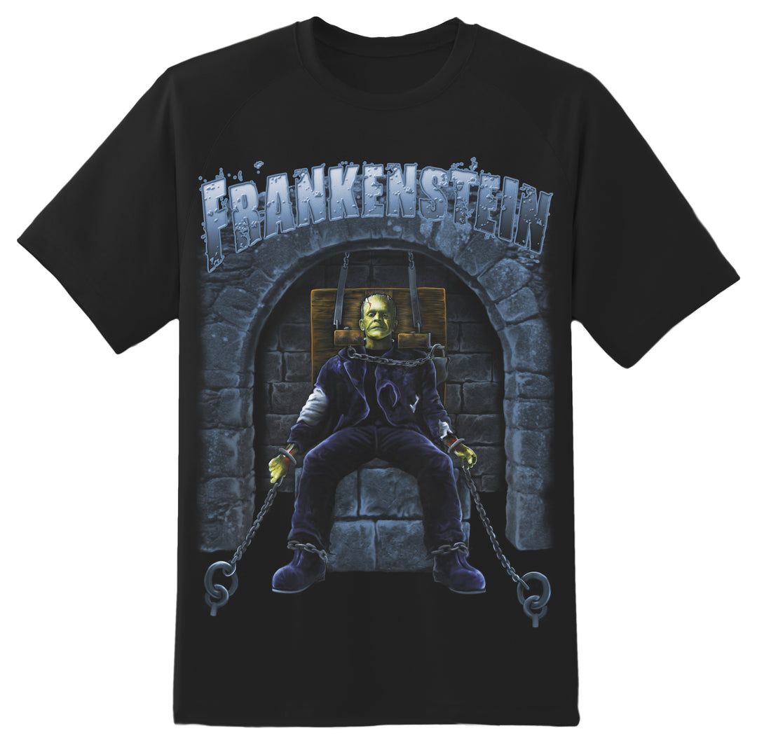 Frankenstein Electric Chair Tshirt