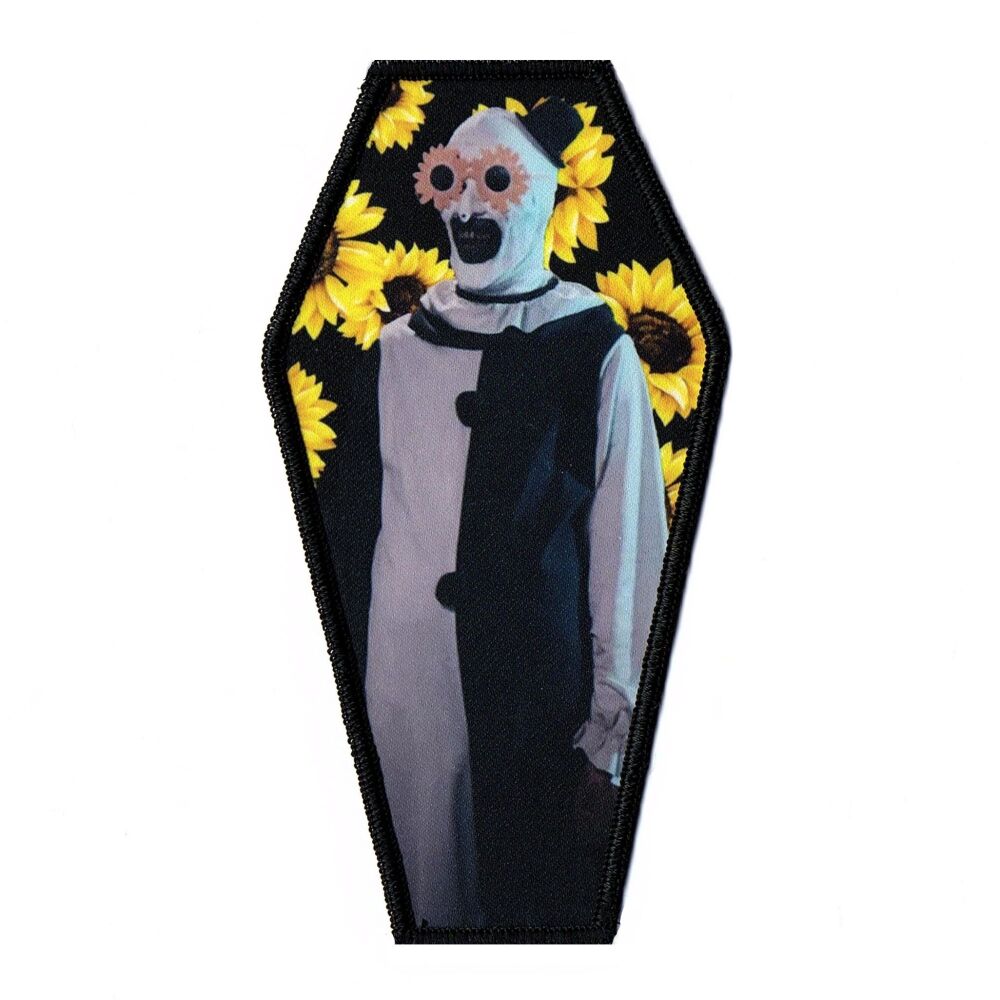 Terrifier Sunflower Art Coffin Patch
