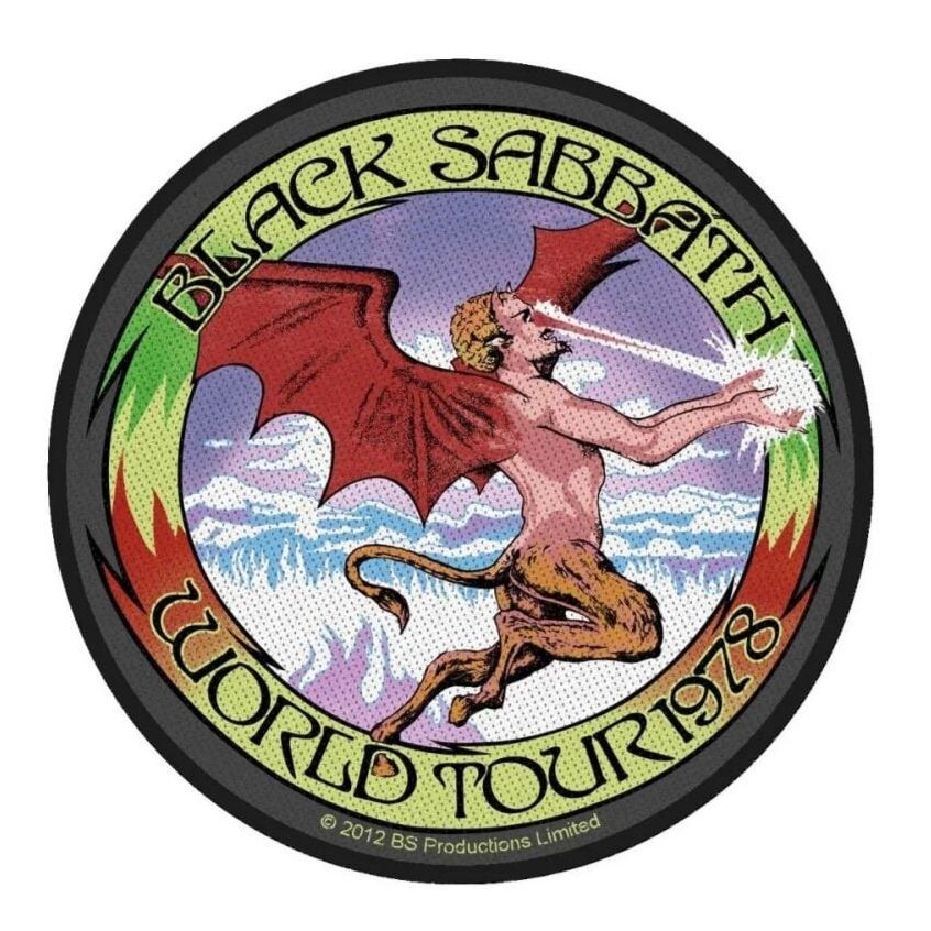 Black Sabbath World Tour 78 Patch