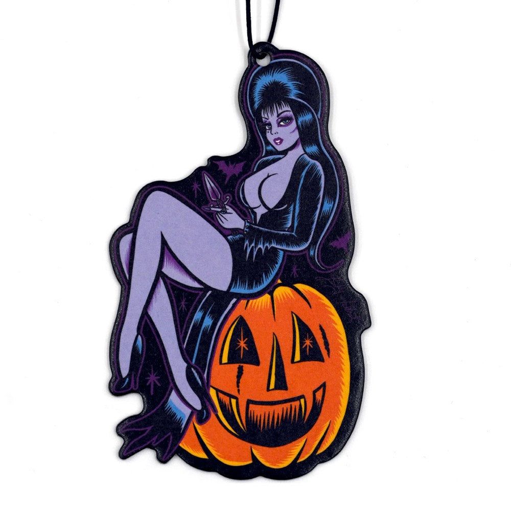 Elvira Pumpkin Pinup Air Freshener