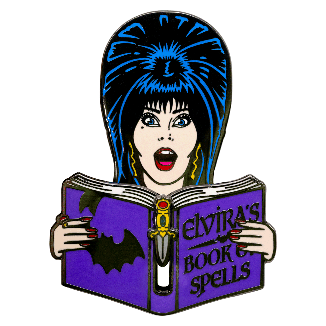 Elvira Book Of Spells Badge