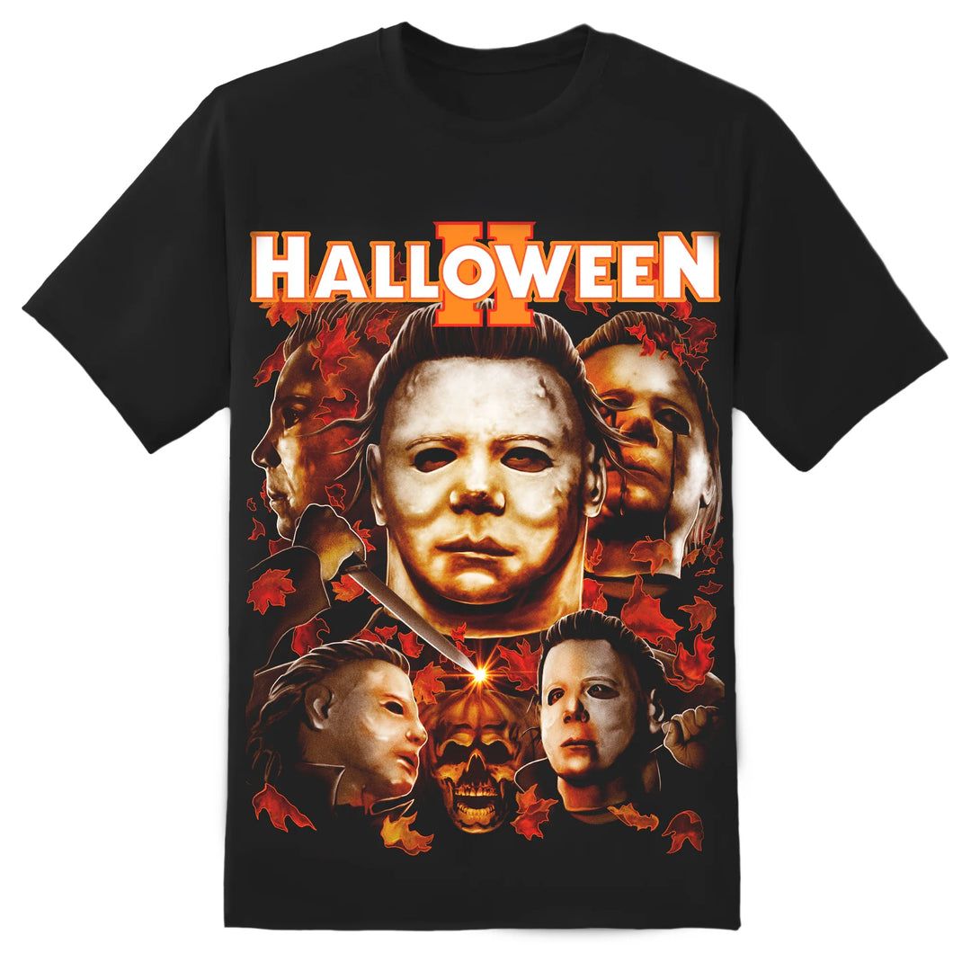 Halloween II Michael Myers Collage Tshirt