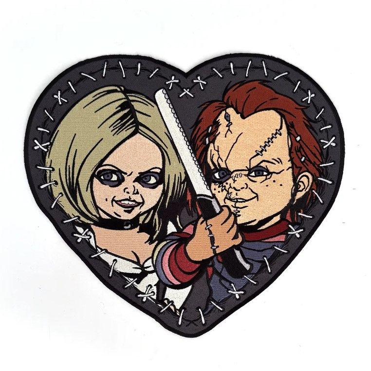 Childs Play Chucky And Tiffany XL Back Patch