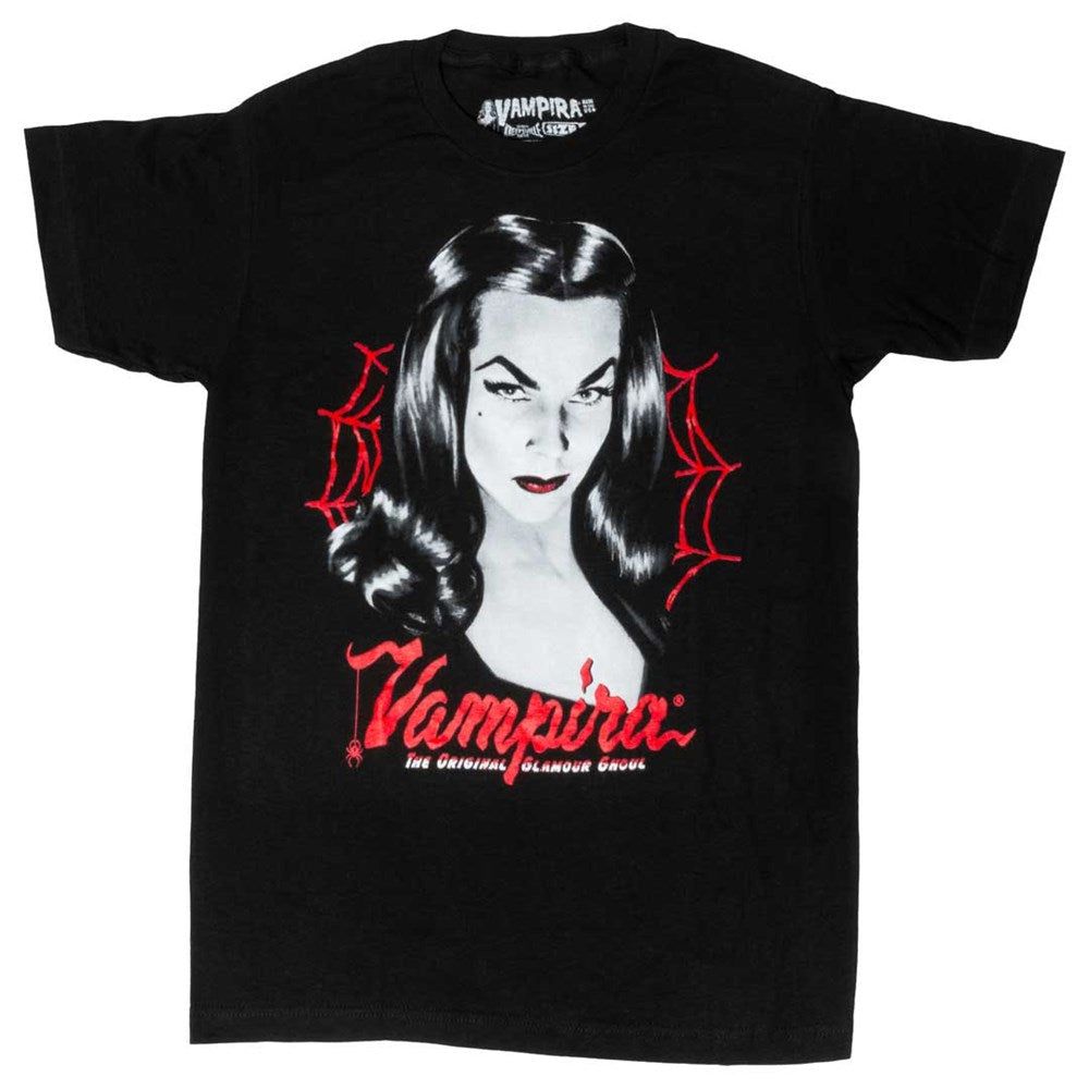 Vampira Red Web Tshirt