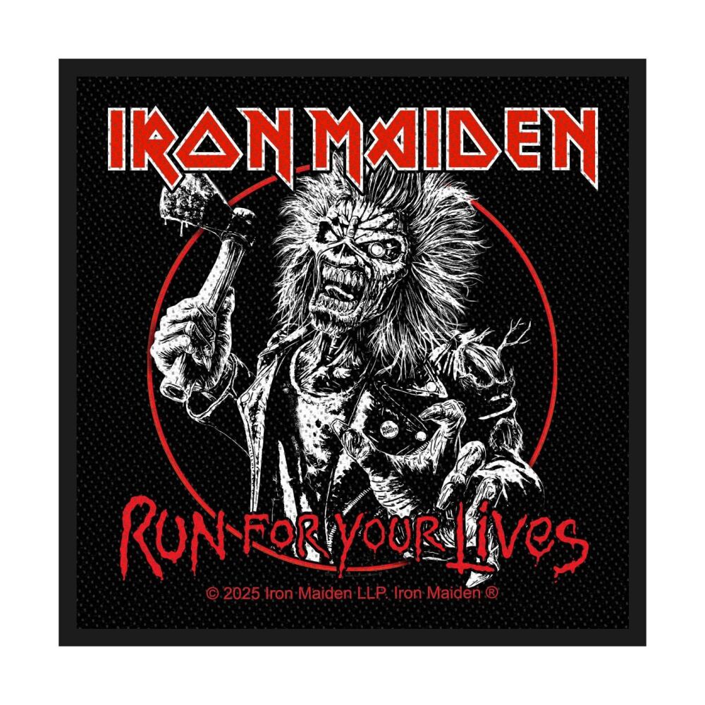 Iron Maiden Run For Your Lives Patch