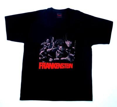 Frankenstein And The Monster From Hell Tshirt LARGE