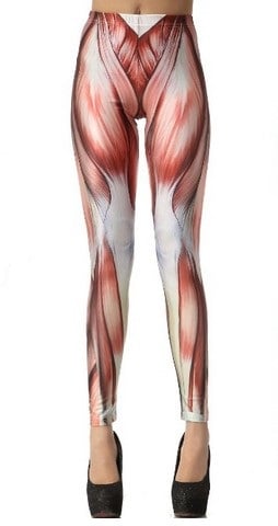 Anatomical Muscle Leggings Small To Medium
