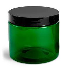 green coated jar
