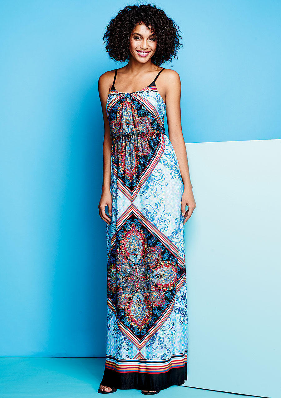 Printed Maxi Dress