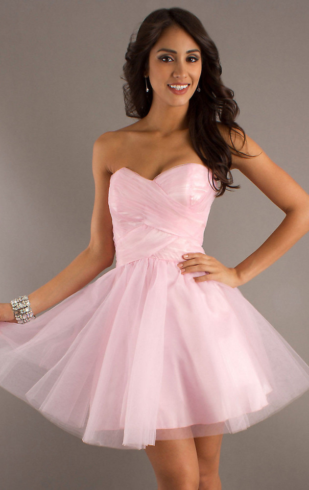 B297 - Strapless Party Dress