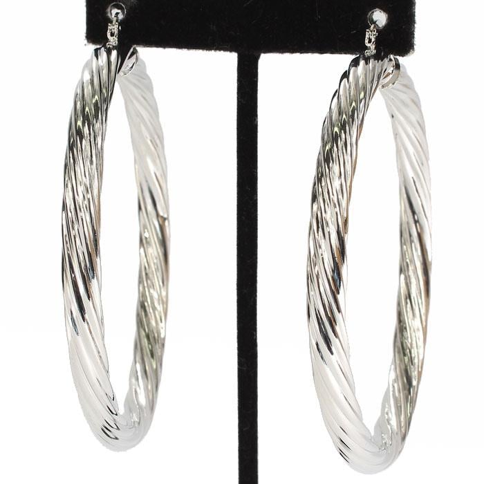 Silver Hoop Earrings