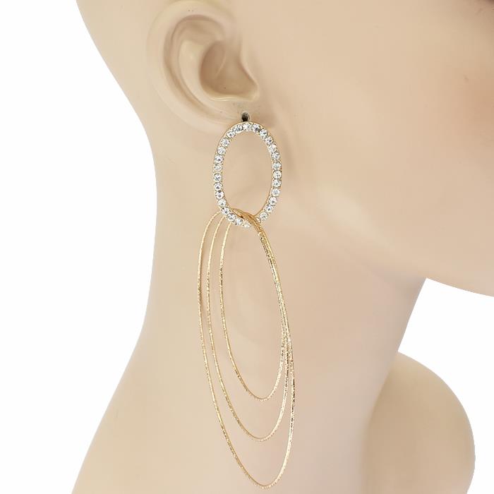 Circles Drop Earrings 