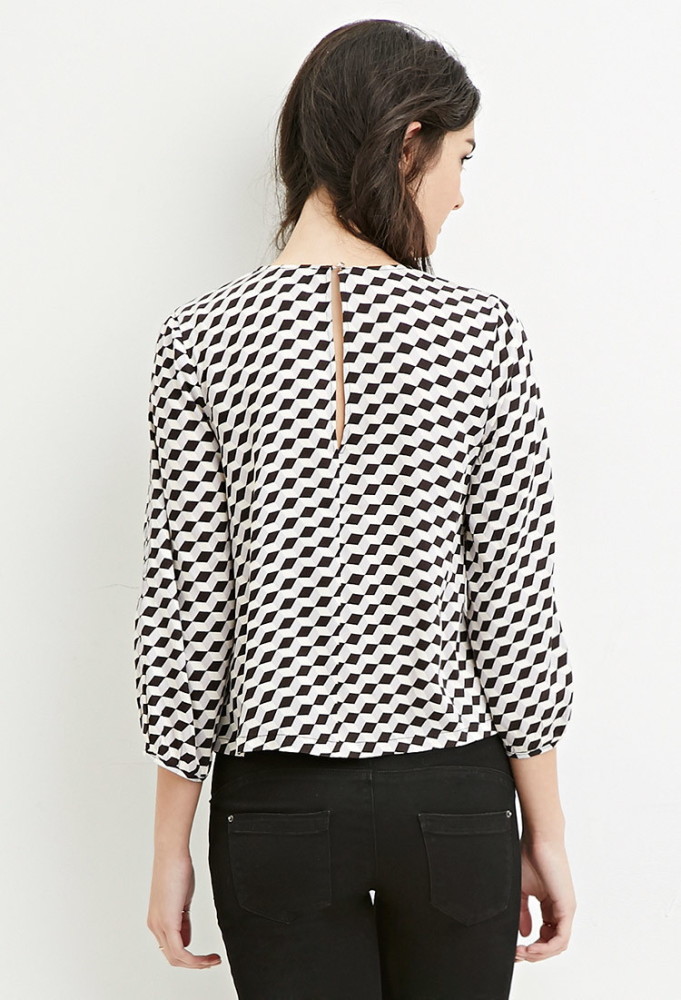 Printed Blouse - Size M