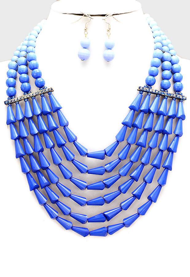 Multi Layer Necklace Set 