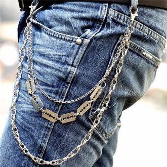 Silver Pants Chain 