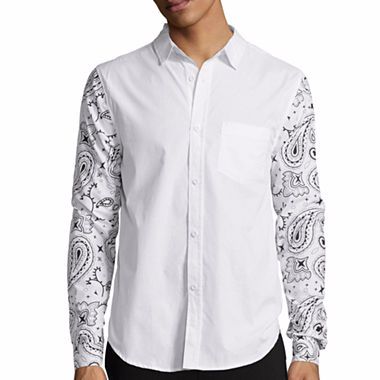 LS Printed Sleeve Shirt|Size: S
