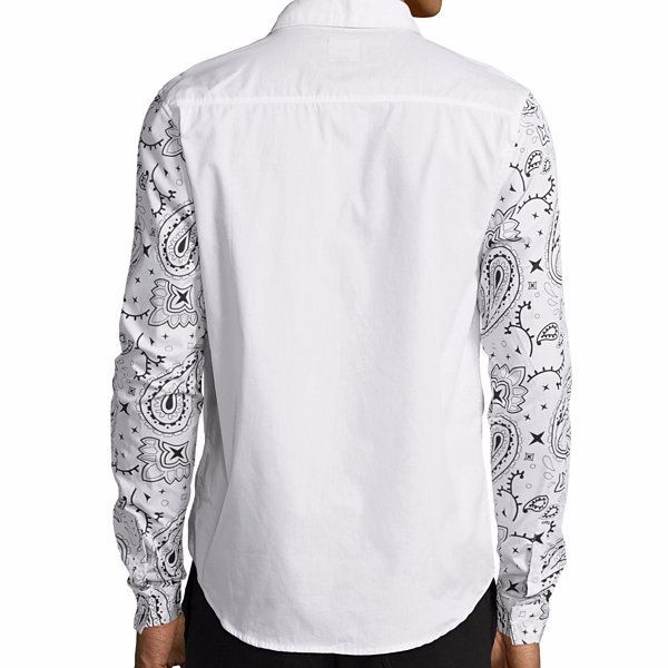 LS Printed Sleeve Shirt|Size: S