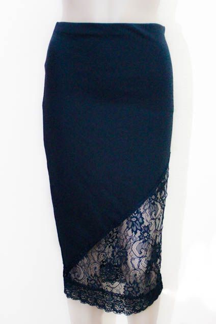 Black /Lace Skirt Size S