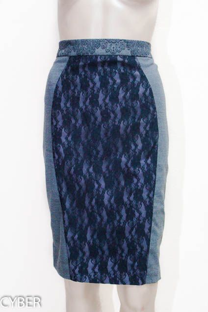 Grey/Lace Skirt Size M
