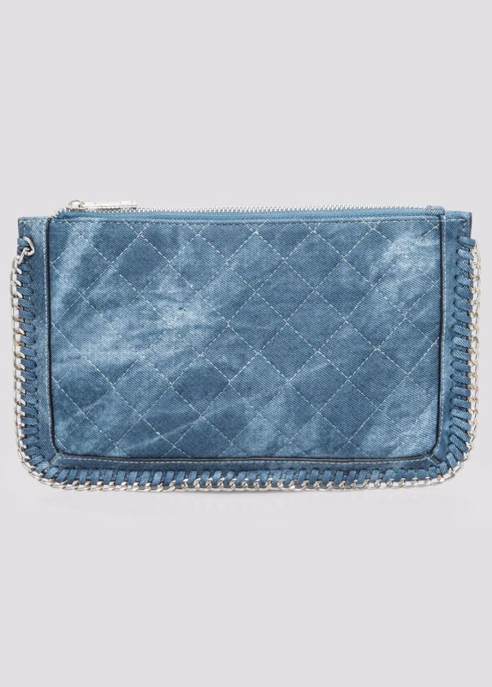 Crossbody Denim Clutch 