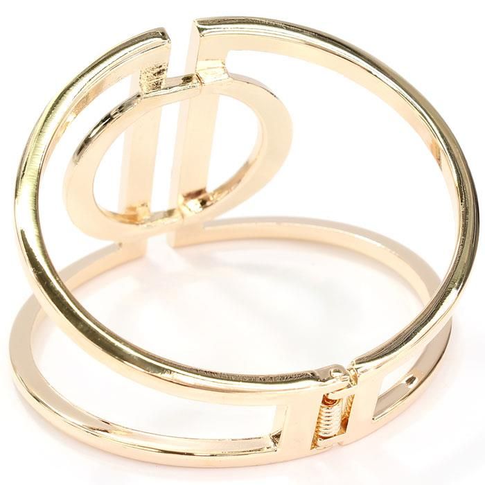 Metal Round Cuff Bangle