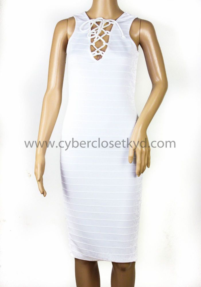 lined bodycon dress