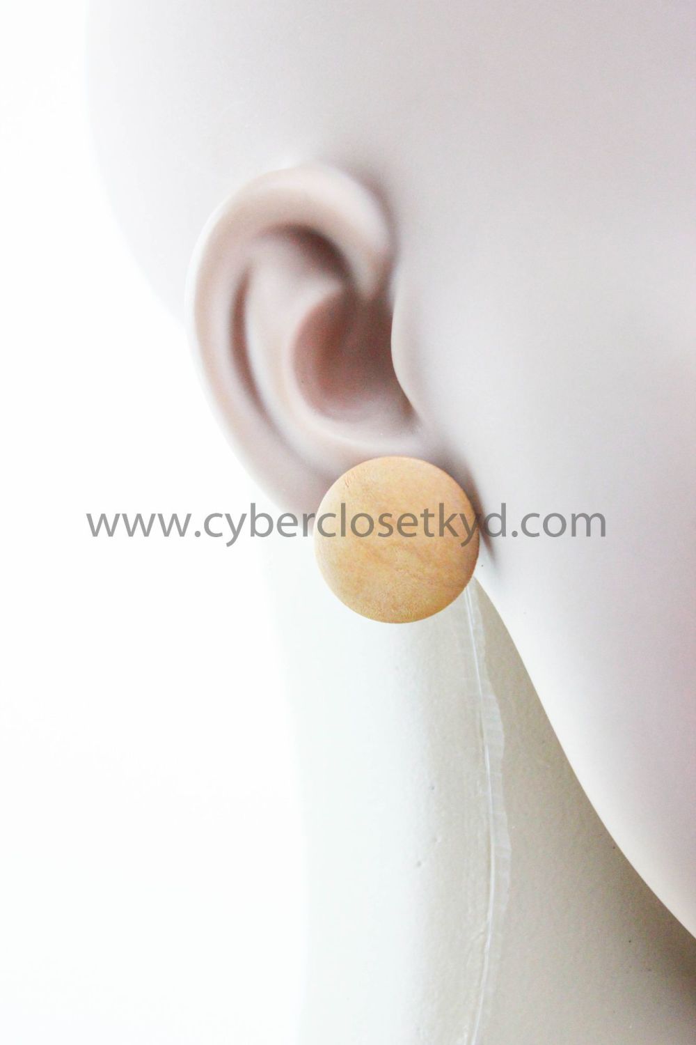Natural Wooden Stud Earring