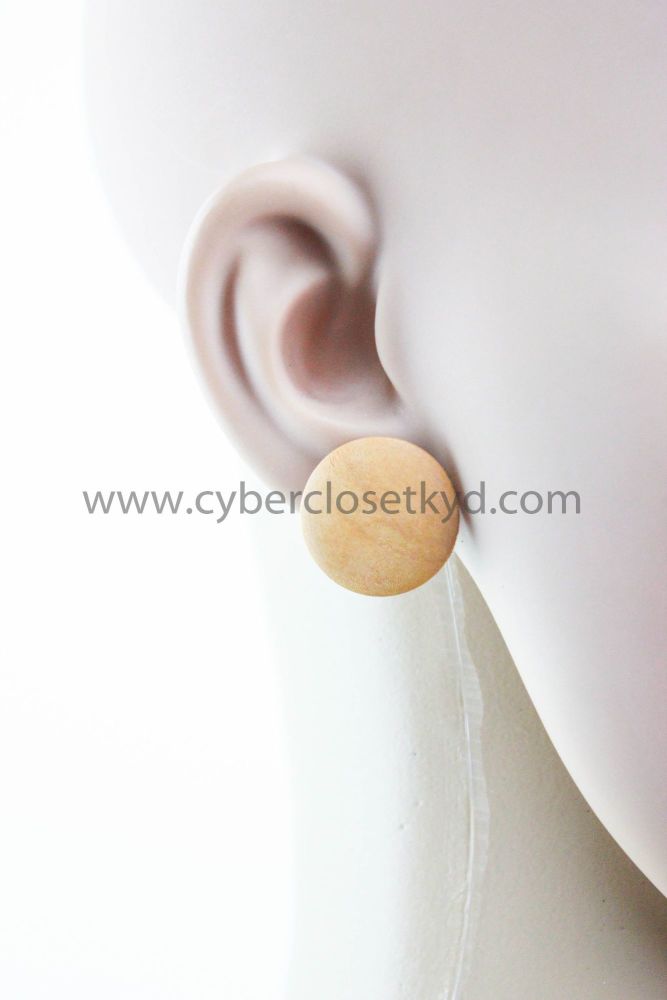 Natural Wooden Stud Earring
